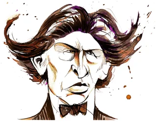 Ferruccio Busoni - kleurenkarikatuur